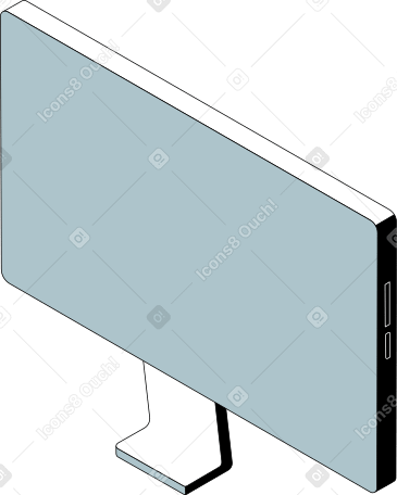 Иллюстрация компьютерный монитор в PNG и SVG