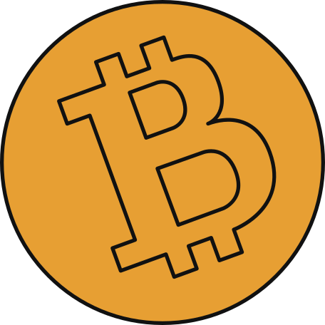 bitcoin gold coin Illustration in PNG, SVG
