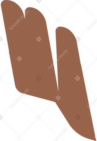 fingers woman holding something Illustration in PNG, SVG
