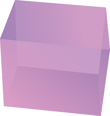 cube translucide PNG, SVG