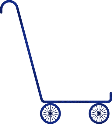 platform wheeled trolley for transportation PNG, SVG