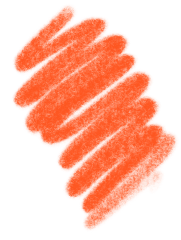 Orange scribble PNG, SVG