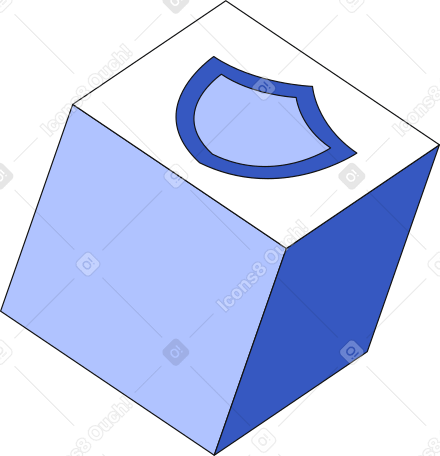 block with shield PNG, SVG