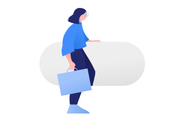 Woman with briefcase PNG, SVG