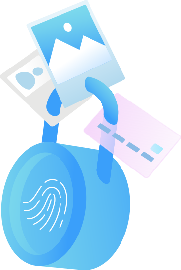 lock with personal data PNG, SVG