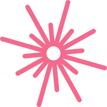 фейерверк розовый в PNG, SVG