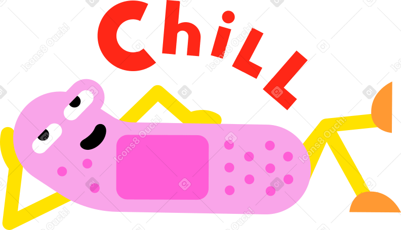 chill Illustration in PNG, SVG