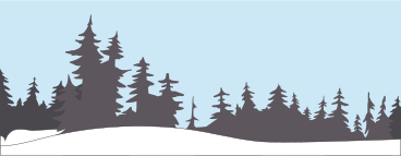 winter landscape with snow PNG, SVG