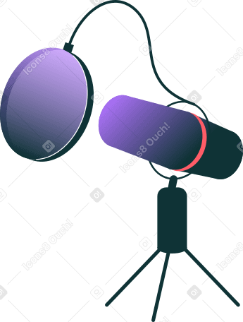 microfone PNG, SVG