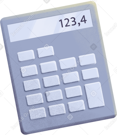 calculator with numbers PNG、SVG