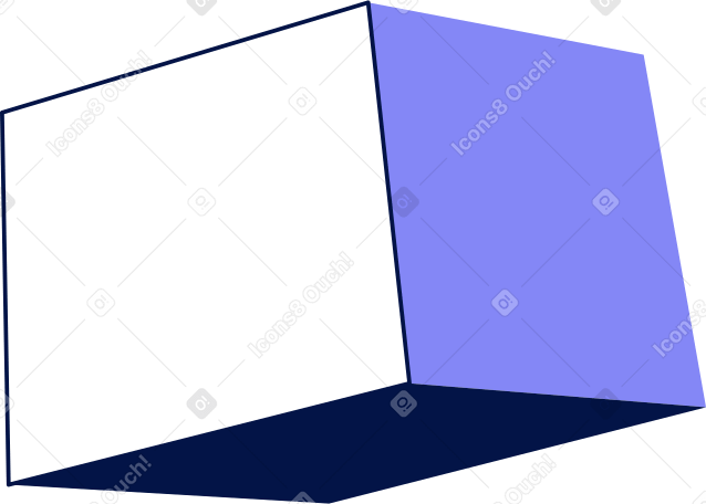 cubo PNG, SVG