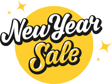 Lettering new year sale PNG, SVG
