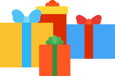 Christmas gifts PNG, SVG