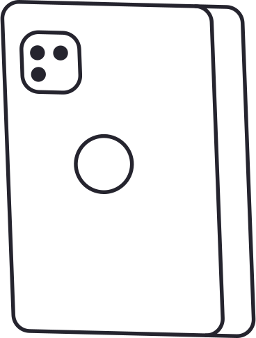 white tablet with camera PNG, SVG