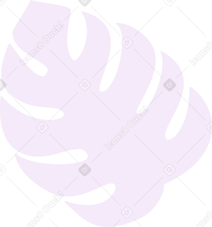 龟背竹叶 PNG, SVG