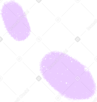 two pink oval spots PNG, SVG