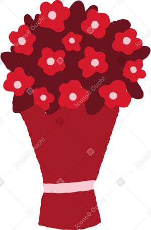 flowers bouquet PNG, SVG