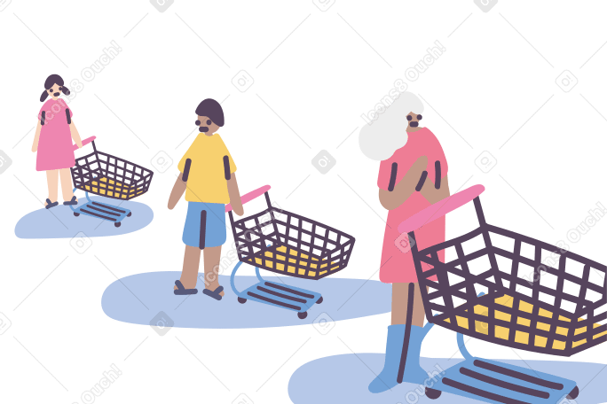 Shop line Illustration in PNG, SVG