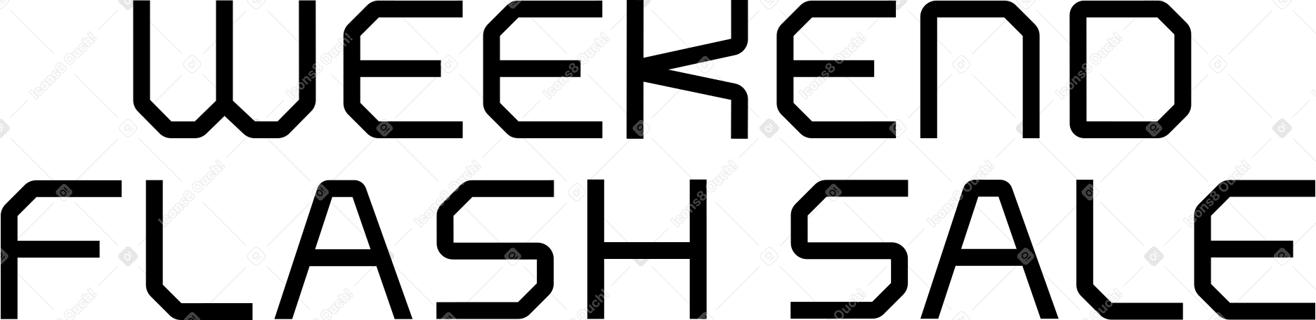 Schriftzug wochenend-flash-verkauf PNG, SVG