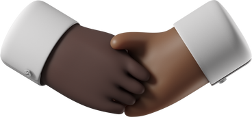 Stretta di mano di pelle nera e mani di pelle marrone scuro PNG, SVG