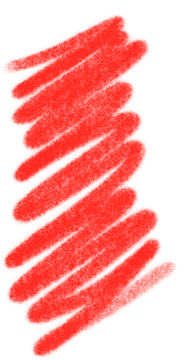 Gribouillis rouge PNG, SVG
