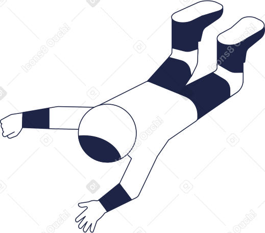 astronaut line Illustration in PNG, SVG