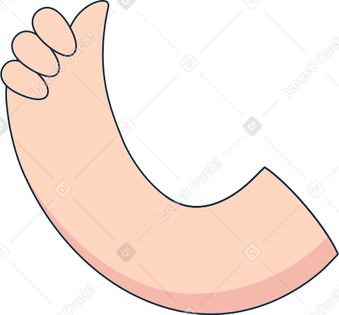 Mão de menina PNG, SVG