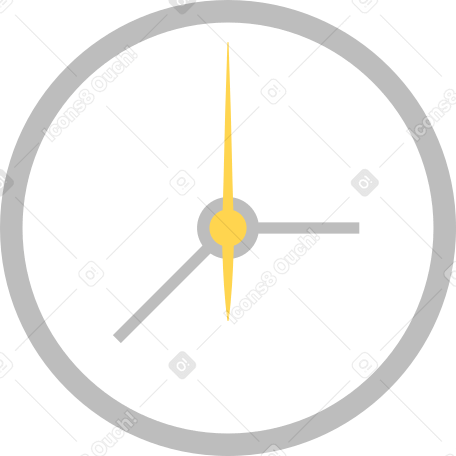clock Illustration in PNG, SVG
