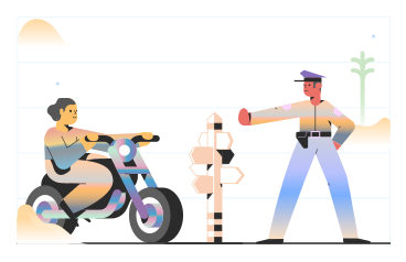 Дорожная полиция в PNG, SVG