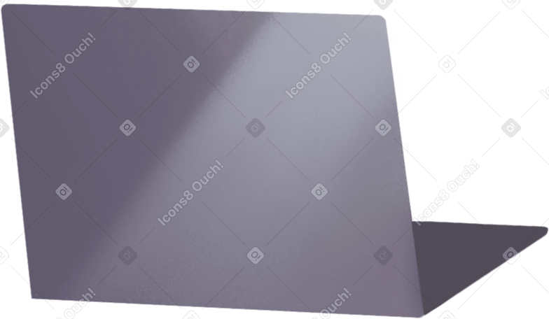 gray laptop Illustration in PNG, SVG