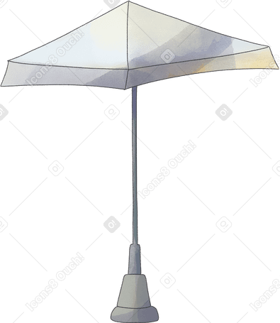 umbrella with leg Illustration in PNG, SVG