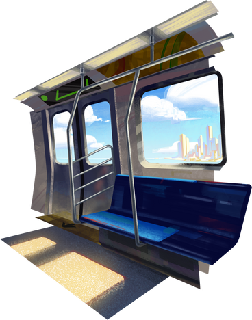 Subway train PNG, SVG