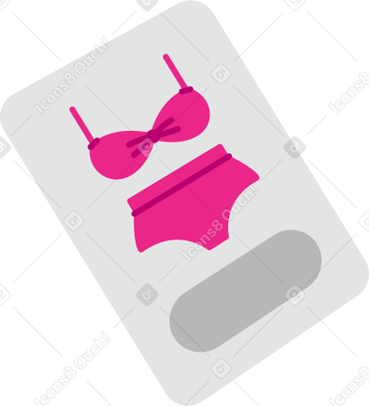 product card swimsuit PNG, SVG