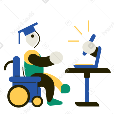 障害者のためのトレーニング のpngとsvgでのイラスト