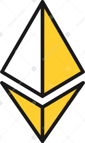 Kleines ethereum-symbol PNG, SVG