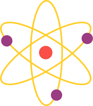 nucleo di una molecola atomica PNG, SVG