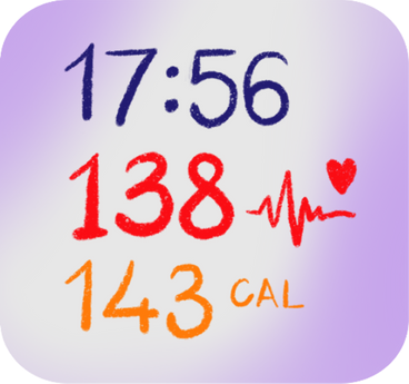 Telaio del fitness tracker PNG, SVG