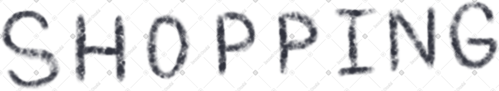 购物刻字 PNG, SVG