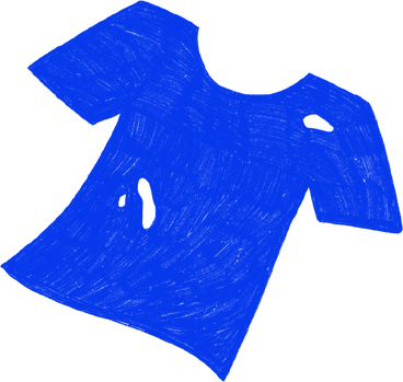 blue old t-shirt PNG, SVG