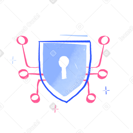 Internet protection Illustration in PNG, SVG