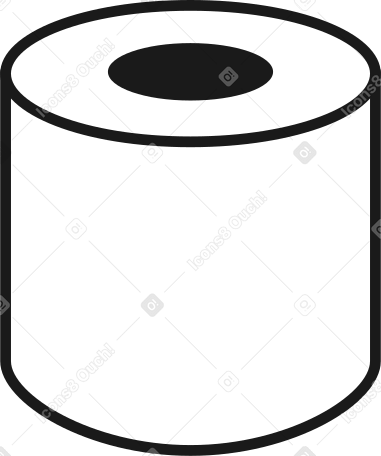 toilet paper roll Illustration in PNG, SVG