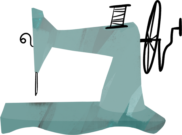 sewing machine Illustration in PNG, SVG