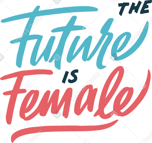 the-future-is-female в PNG, SVG