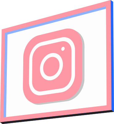 Basketball shield with instagram logo PNG, SVG