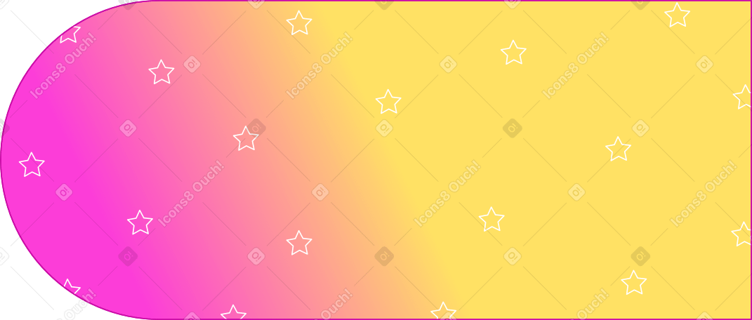 粉色背景与星星 PNG, SVG