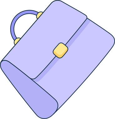 lilac briefcase diplomat PNG, SVG
