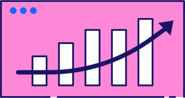 graph up in the browser window PNG, SVG