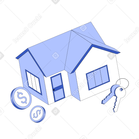 Покупка недвижимости в PNG, SVG