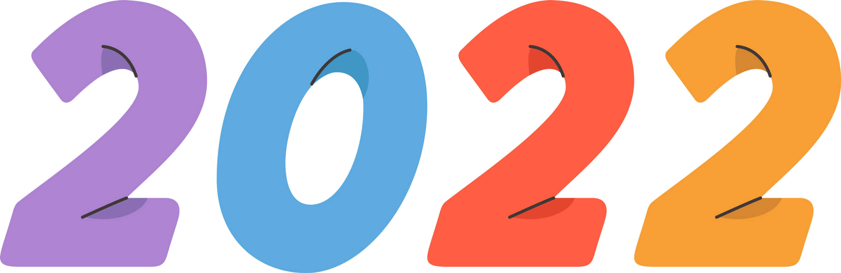 two thousand twenty-two years Illustration in PNG, SVG