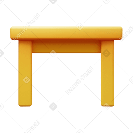 3D table PNG、SVG
